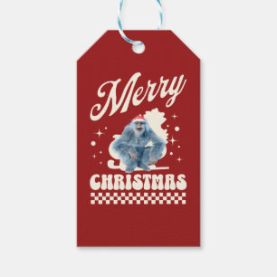 Funny Christmas Yeti Holiday Humour Gift Tags