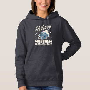 Funny Christmas Yeti Holiday Humour Hoodie
