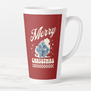 Funny Christmas Yeti Holiday Humour Latte Mug