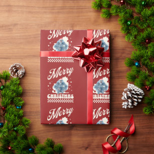 Funny Christmas Yeti Holiday Humour Wrapping Paper