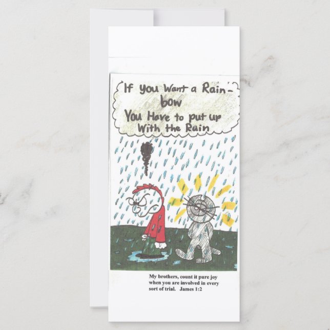 Funny church saying book mark (Front)