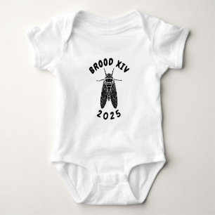 Funny Cicada Brood XIV 2025 Nature Bug Lover Baby Bodysuit
