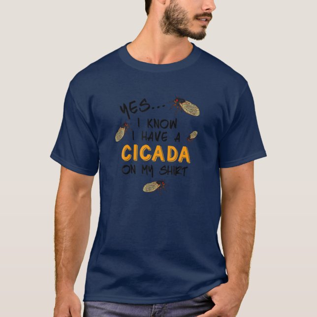 Funny Cicada Meme T-Shirt (Front)