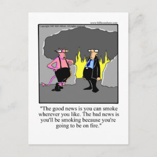 Funny Cigar Gifts for the Cigar Afficionado! Postcard