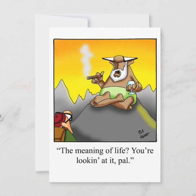 Funny Cigar Party Invitations (Front)