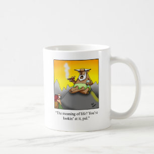 Funny Cigar Wise Man Cartoon Gifts! Coffee Mug