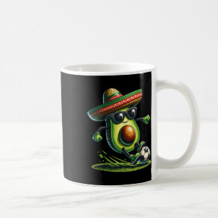 Funny Cinco De Mayo Avocado Showing Soccer Skills Coffee Mug