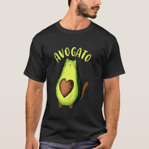 Funny Cinco De Mayo Avogato Cat Avocado Mexico Meo T-Shirt