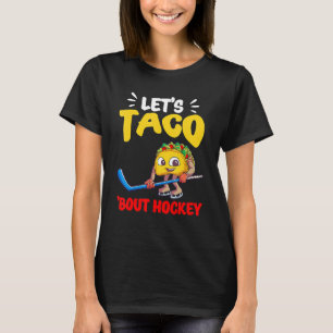 Funny Cinco De Mayo Boys Kids Mexican Taco Hockey T-Shirt