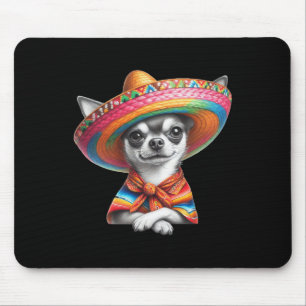 Funny Cinco De Mayo Chihuahua Dog Lover Mouse Mat