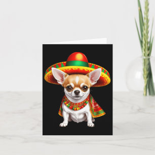 Funny Cinco De Mayo Chihuahua Dog Lovers Mexican S Card
