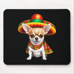 Funny Cinco De Mayo Chihuahua Dog Lovers Mexican S Mouse Mat