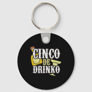 Funny Cinco De Mayo Drinko Celebration  Key Ring