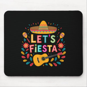 Funny Cinco De Mayo Lets Fiesta Sombrero Hat Men W Mouse Mat