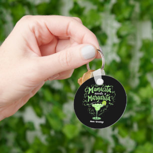 Funny Cinco De Mayo Mamacita Needs A Margarita Key Ring