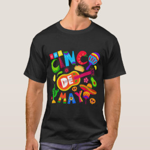 Funny Cinco De Mayo Mexican 5 De Mayo Lets Fiesta T-Shirt