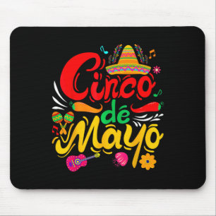 Funny Cinco De Mayo Mexican Fiesta Party 5 De Mayo Mouse Mat