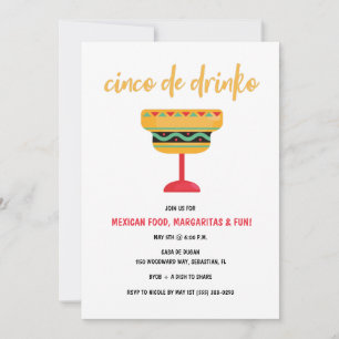 Funny Cinco de Mayo Party  Invitation