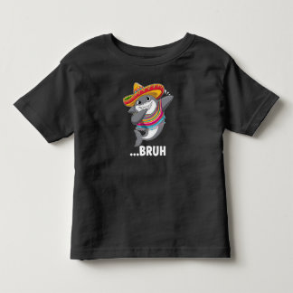 Funny Cinco de Mayo Shark Dabbing Sombrero Toddler T-Shirt