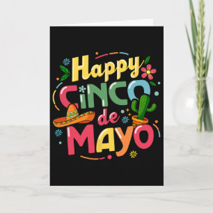 Funny Cinco De Mayo Shirt Lets Fiesta Squad 5 De M Card