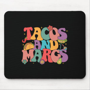 Funny Cinco De Mayo Tacos And Margs Mexican Fiesta Mouse Mat