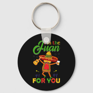 Funny Cinco De Mayo Vintage Mexican I'm The Juan  Key Ring