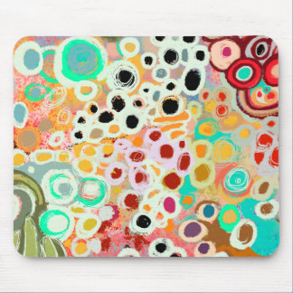 funny circles mouse mat