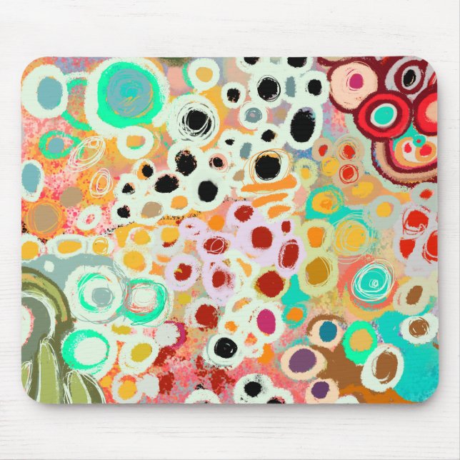 funny circles mouse mat (Front)