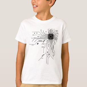 Funny Circuit Board Computer Electronics T-Shirt