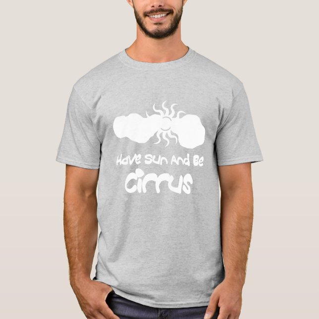 funny cirrus design T-Shirt (Front)