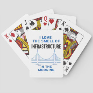 Funny Civil Engineering Bridge Engineer Playing Cards