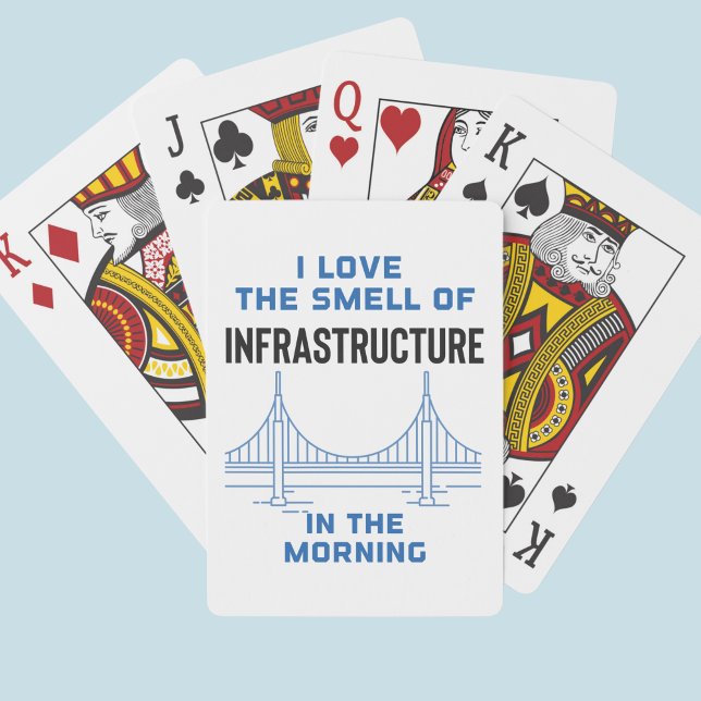 Funny Civil Engineering Bridge Engineer Playing Cards (Creator Uploaded)