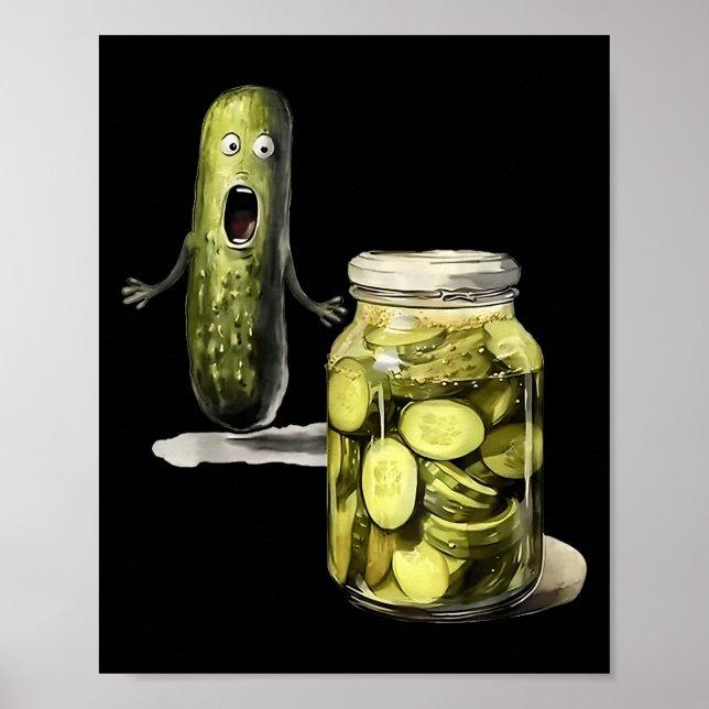 Funny Ckle Surprise A Cuber And A Jar Of Sliced Ck Poster (Front)
