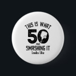 Funny Ckleball 50th Birthday 50 Years Old Love Ckl 6 Cm Round Badge<br><div class="desc">Funny Ckleball 50th Birthday 50 Years Old Love Ckleball</div>