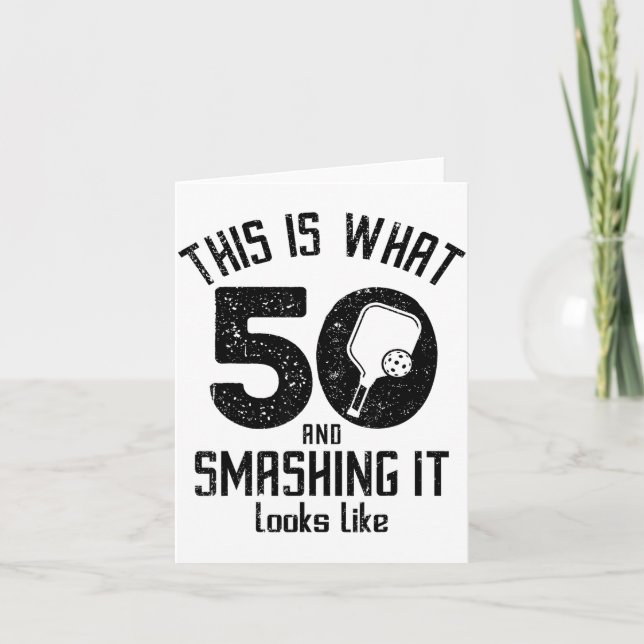 Funny Ckleball 50th Birthday 50 Years Old Love Ckl Card (Front)