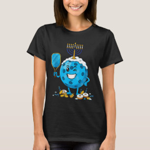 Funny Ckleball Dreidel Menorah Hanukkah Kids Women T-Shirt