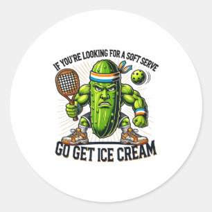 Funny Ckleball Shirt Men Dad Grandpa Him Husband Classic Round Sticker