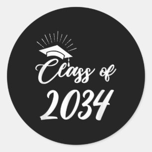 Funny Cl Of 20 Grow With You 2021 2022 Graduation  Classic Round Sticker