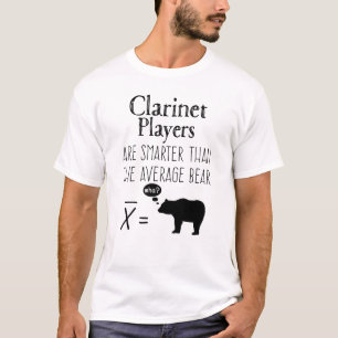 Funny Clarinet T-shirt - Average Bear