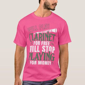 Funny Clarinetist Marching Band Orchestra T-Shirt
