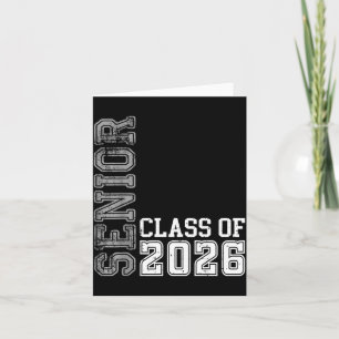 Funny Class Senior Graduation Student Card