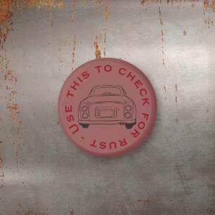 Funny Classic Figaro Car Rust Magnet