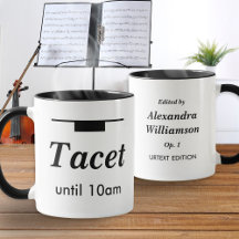Funny Classical Music Humour Tacet Morning Rest