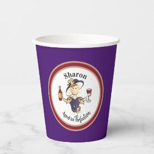 Funny Classy Sassy Personalised for Her Birthday Paper Cups