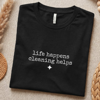 Funny Cleaning Lover Housekeeping Simple T-Shirt
