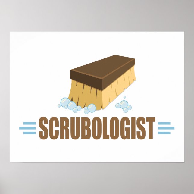 Funny Cleaning Poster (Front)