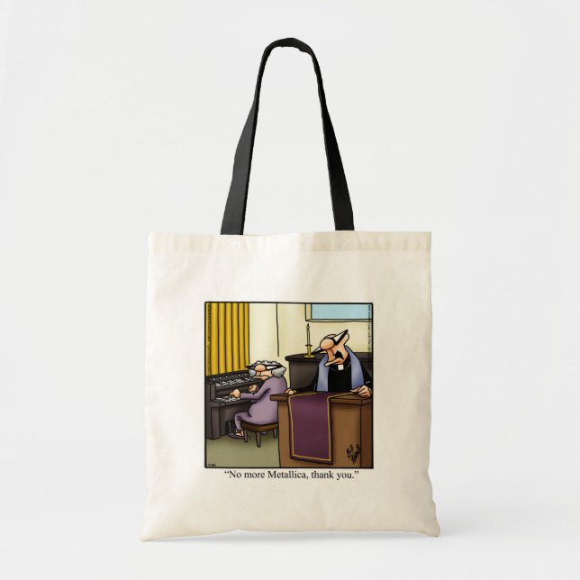 Funny Clergyman Tote Bag Gift (Front)