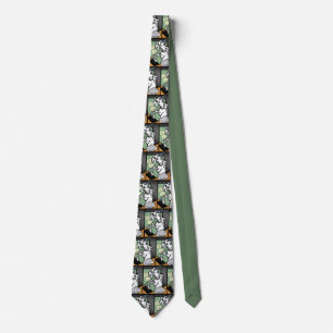 FUNNY CLERICAL UNICORN PATTERN TIE