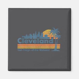 Funny Cleveland Skyline San Diego Of The Midwest R Magnet