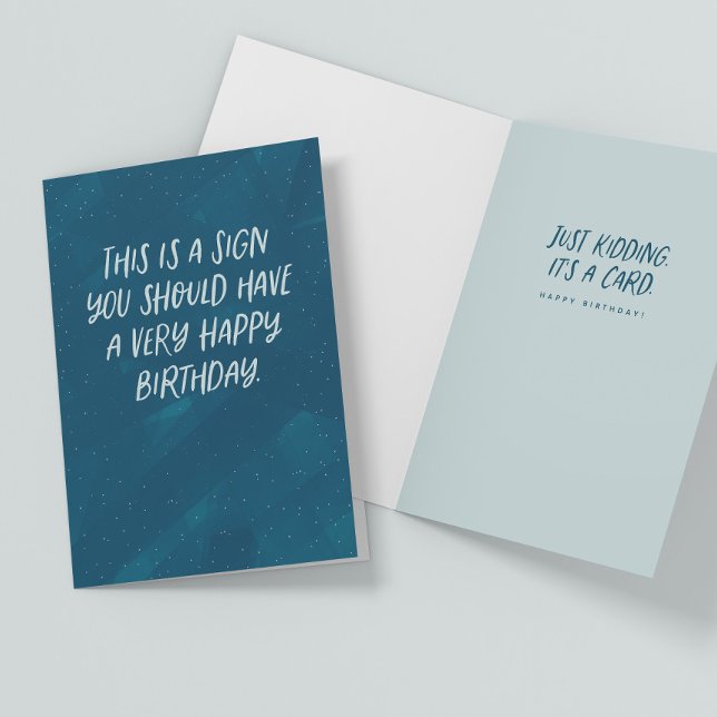 Funny clever silly happy birthday card (Creator Uploaded)